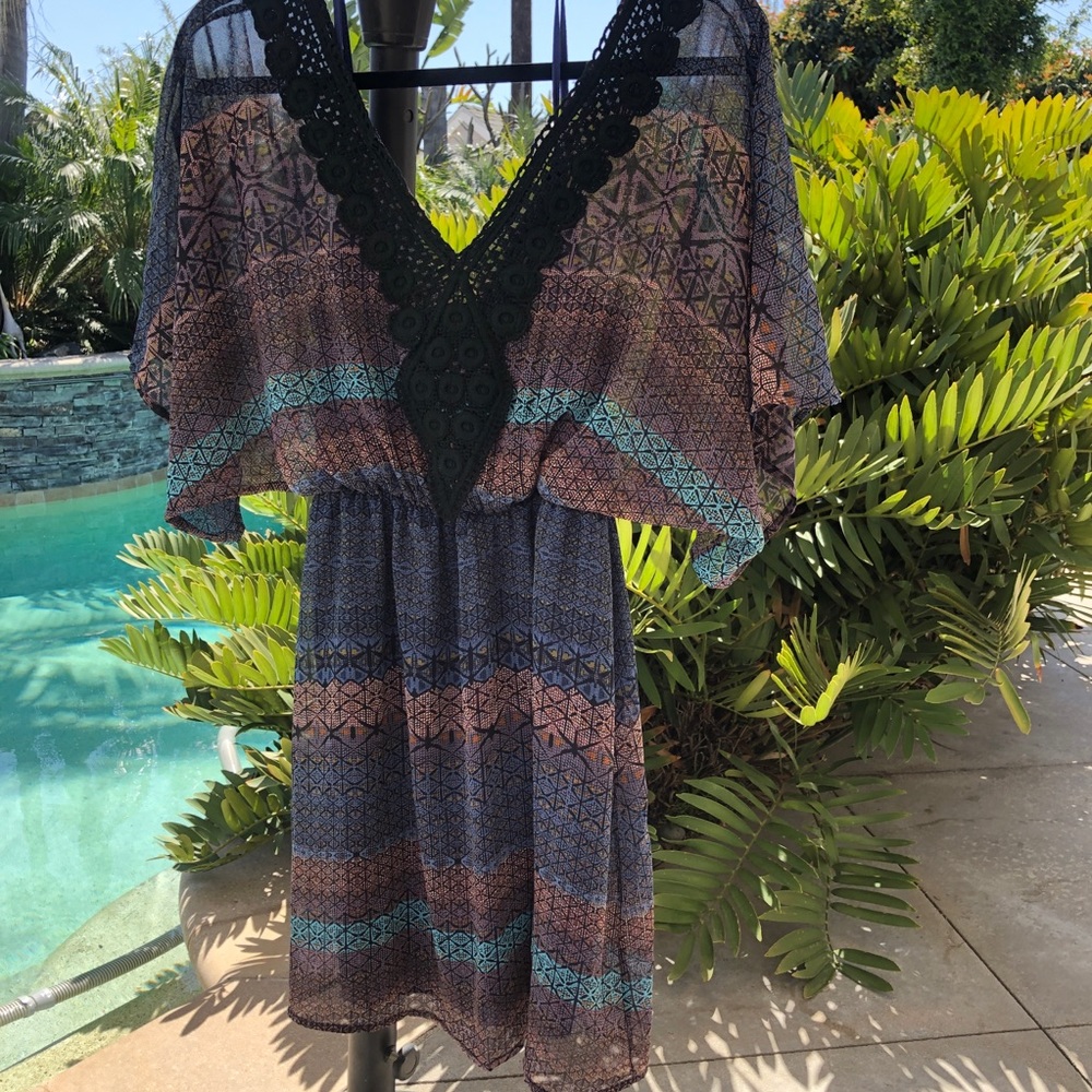 Sage lined dress